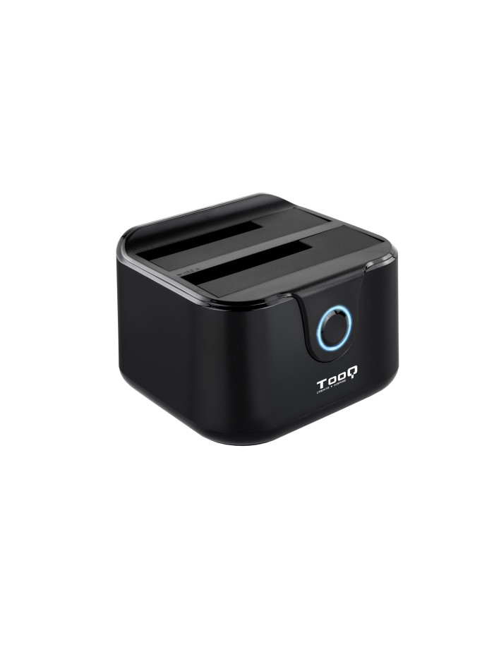 Base dock discos sata tooq 2 bahias 2.5 pulgadas - 3.5 pulgadas - usb 3.0 - funcion clonacion Base dock discos sata tooq 2 bahias 2.5 pulgadas - 3.5 pulgadas - usb 3.0 - funcion clonacion