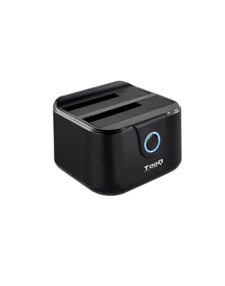 Base dock discos sata tooq 2 bahias 2.5 pulgadas - 3.5 pulgadas - usb 3.0 - funcion clonacion