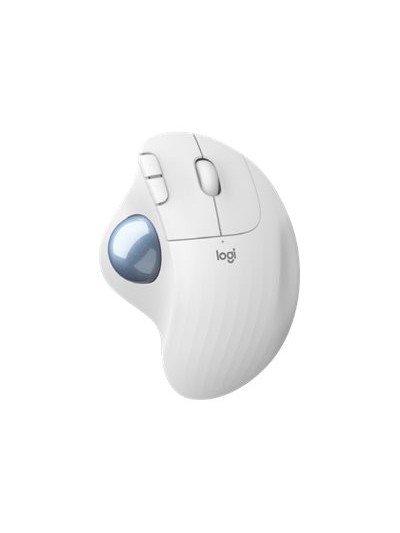 Mouse raton logitech ergo m575 bluetooth & wireless blanco