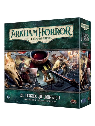 Juego de mesa arkham horror lcg : el legado de dunwich exp. investigadores pegi 14