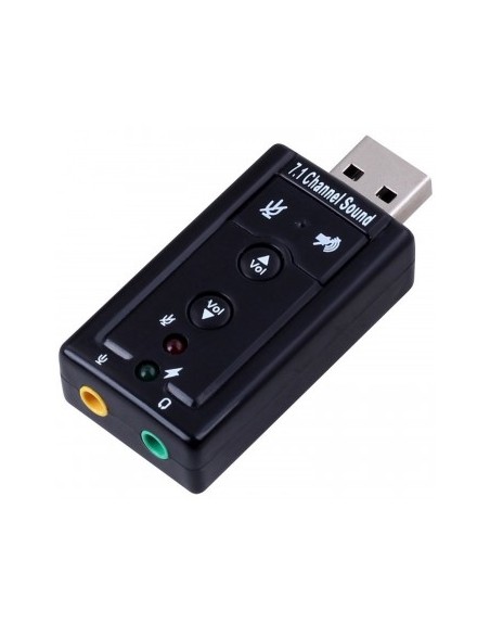 Adaptador de audio ewent ew3762 7.1 - usb 2.0