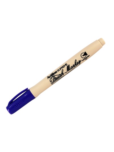 Rotulador artline supreme brush epfs pintura base de agua punta tipo pincel trazo fino purpura