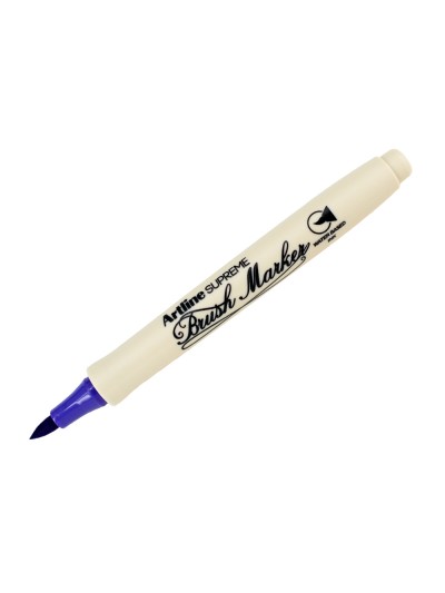Rotulador artline supreme brush epfs pintura base de agua punta tipo pincel trazo fino purpura