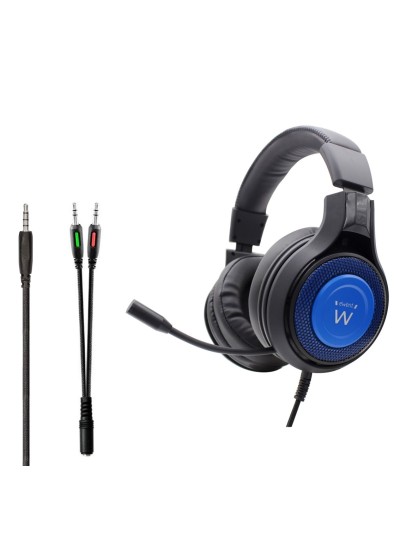 Auriculares para gaming ewent pl3322 con microfono pc & consola