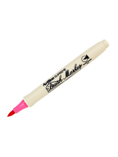 Rotulador artline supreme brush epfs pintura base de agua punta tipo pincel trazo fino rosa