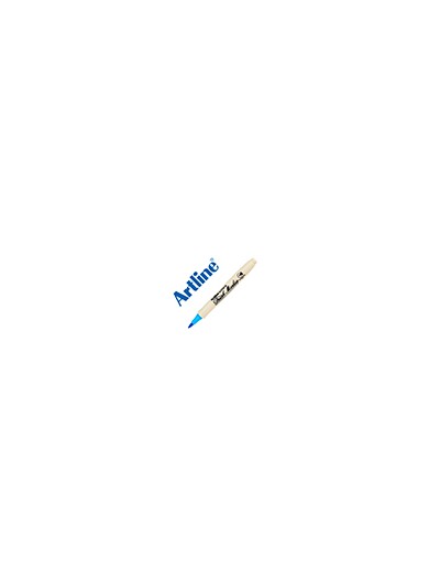 Rotulador artline supreme brush epfs pintura base de agua punta tipo pincel trazo fino azul claro