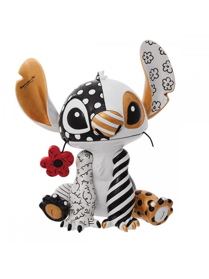 Figura decorativa enesco disney stitch flor en la boca Figura decorativa enesco disney stitch flor en la boca