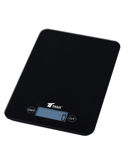 Bascula de cocina digital thulos th - ds107 negro carga maxima 5kg
