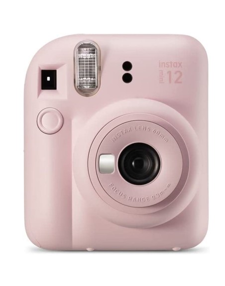 Camara fujifilm mini instax 12 flash - autoexposicion - rosa pastel