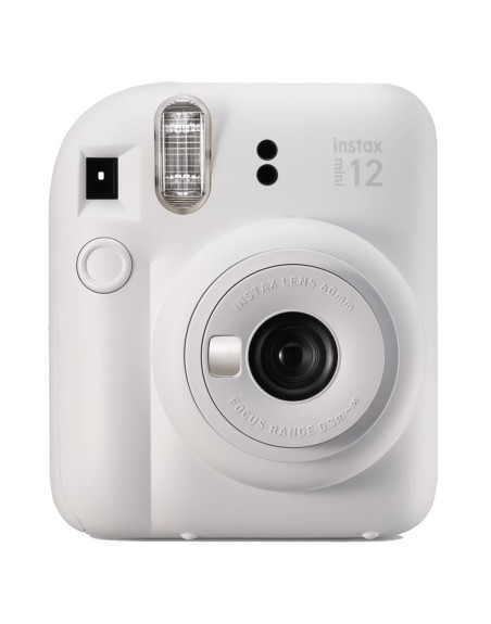 Camara fujifilm mini instax 12 flash - autoexposicion - blanco arcilla