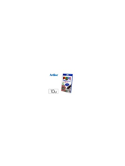 Rotulador artline supreme epfs200 fine liner punta de fibra 0,4 mm bolsa 10 unidades colores surtidos