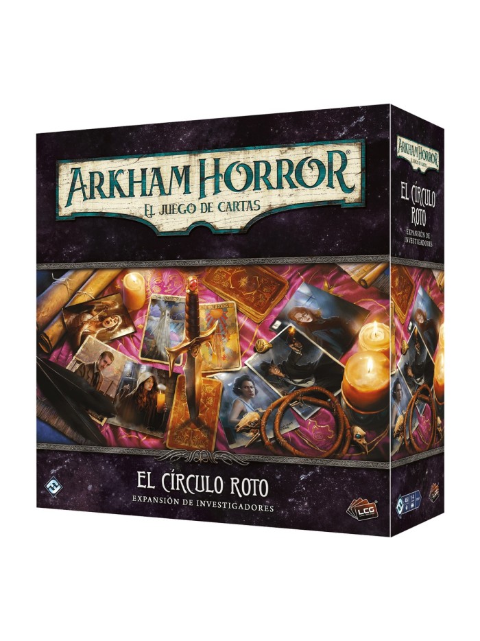 Juego de mesa arkham horror lcg el circulo roto expansion investigadores edad recomendada 14 años Juego de mesa arkham horror lcg el circulo roto expansion investigadores edad recomendada 14 años