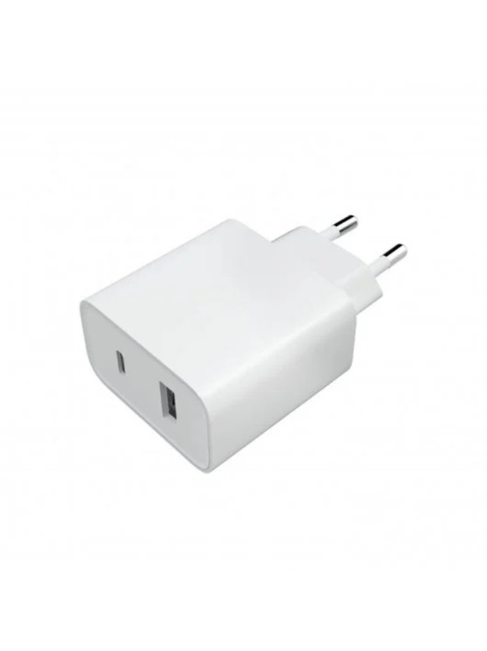 Cargador de pared xiaomi mi dual usb tipo a - usb tipo c - 33w - blanco Cargador de pared xiaomi mi dual usb tipo a - usb tipo c - 33w - blanco
