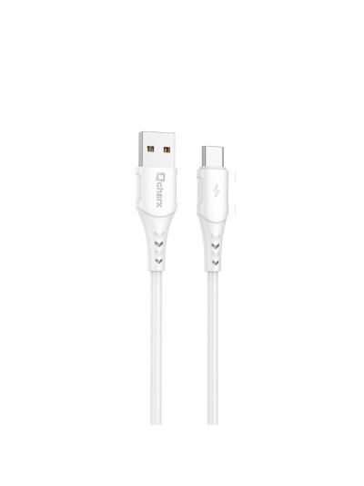 Cable qcharx lisbon usb a micro 24a - 1 m - pvc blanco