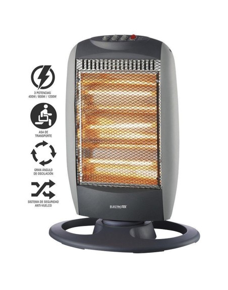 Estufa electrica thulos et - eh1206 400w - 800w - 1200w