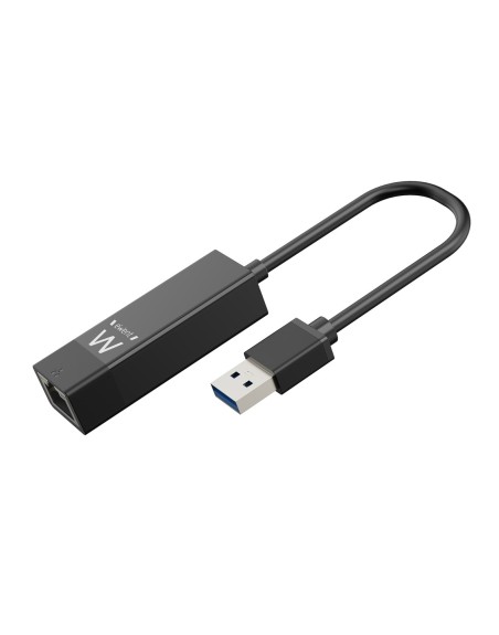 Adaptador usb 3.2 a rj45 ewent ew1017 macho - hembra - negro