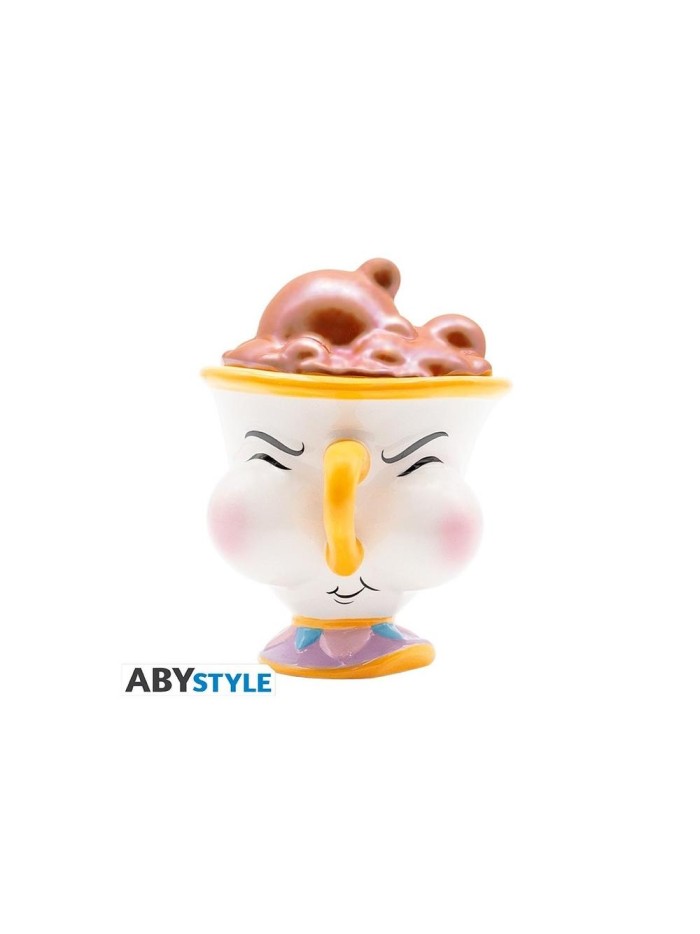 Taza abystyle disney la bella y la bestia chip con burbujas Taza abystyle disney la bella y la bestia chip con burbujas