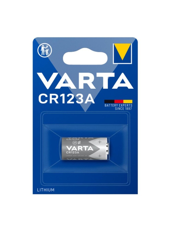 Blister pilas varta litio 3v cr123a Blister pilas varta litio 3v cr123a