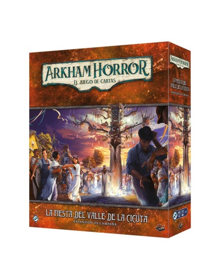 Juego de mesa arkham horror lcg la fiesta del valle de la cicuta expansion campaña edad recomendada 14 años