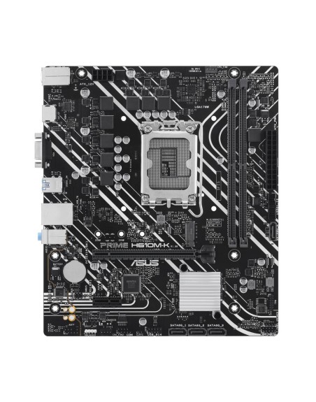 Placa base asus intel prime h610m - k socket 1700 ddr5 x2 max 96gb 4800mhz d - sub hdmi matx