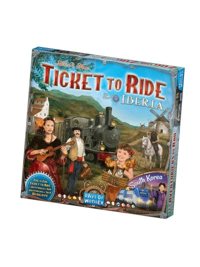 Juego de mesa ¡aventureros al tren! iberia y corea del sur edad recomendada 8 años