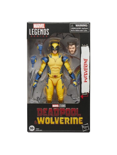 Figura hasbro marvel legends series deadpool & walverine - walverine