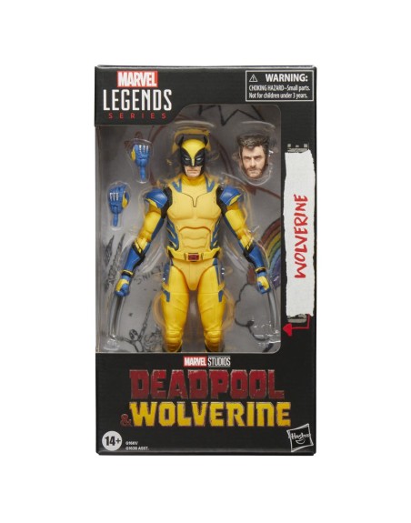 Figura hasbro marvel legends series deadpool & walverine - walverine