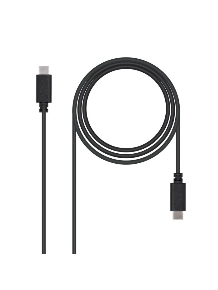 Cable nanocable usb 2.0 3a - tipo usb - c - m - usb - c - m - negro - 1.0m Cable nanocable usb 2.0 3a - tipo usb - c - m - usb - c - m - negro - 1.0m