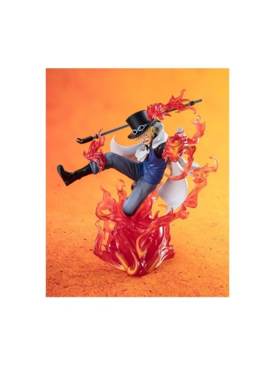 Figura tamashii nations figuarts zero one piece sabo fire fist rook check ver. extra battle 19cm