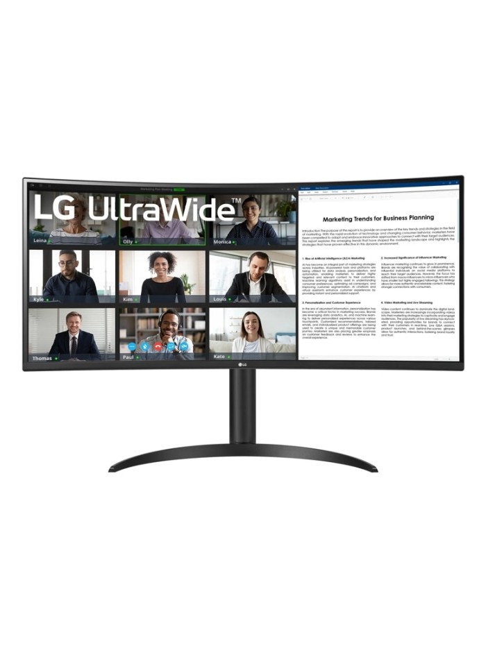 Curva lg 34wr55qk - b 34 pulgadas 3440 x 1440 5ms hdmi displayport reg. altura Curva lg 34wr55qk - b 34 pulgadas 3440 x 1440 5ms hdmi displayport reg. altura