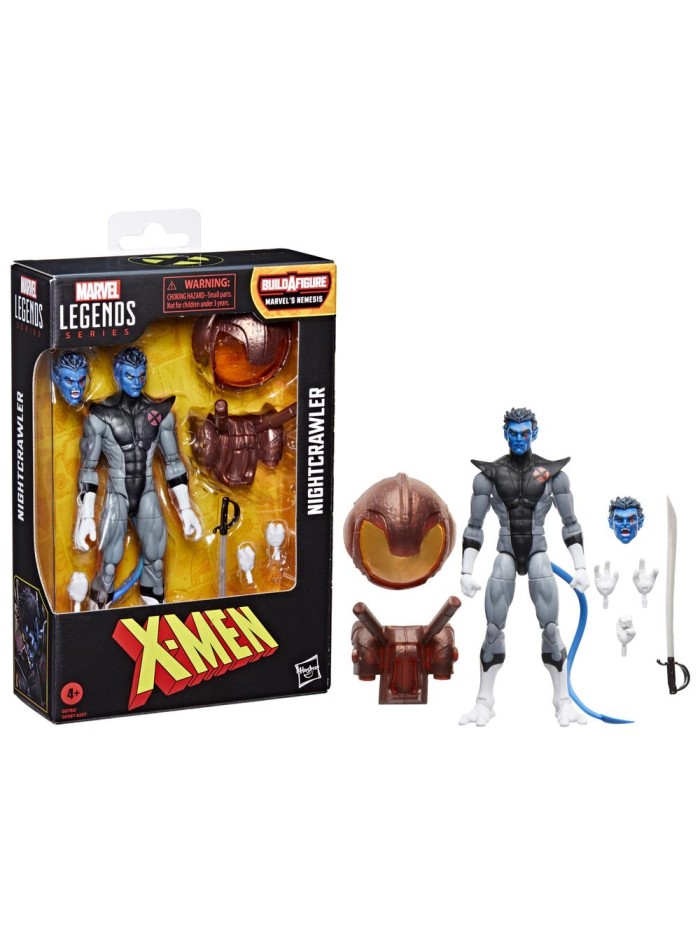 Figura hasbro marvel legends series build a figure marvels nemesis x - men nightcrawler Figura hasbro marvel legends series build a figure marvels nemesis x - men nightcrawler