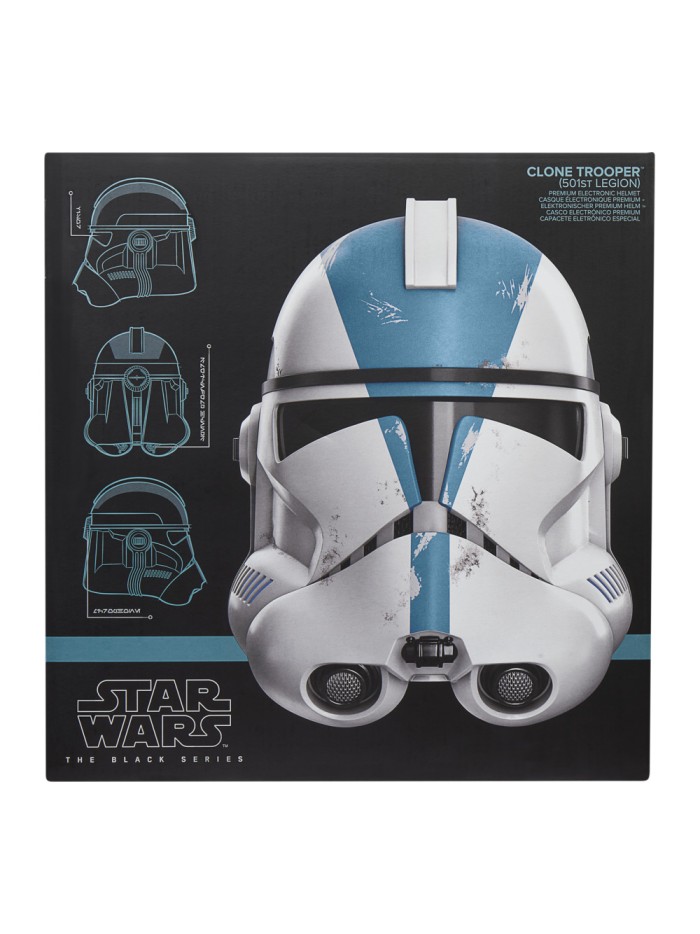 Casco electrónico hasbro star wars the black series clone trooper (legión 501) Casco electrónico hasbro star wars the black series clone trooper (legión 501)
