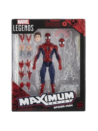 Figura hasbro marvel legends maximum series spider - man