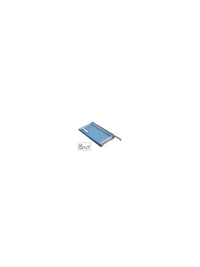 Cizalla de palanca dahle 534 con base metalica din a3 capacidad de corte 15 hojas