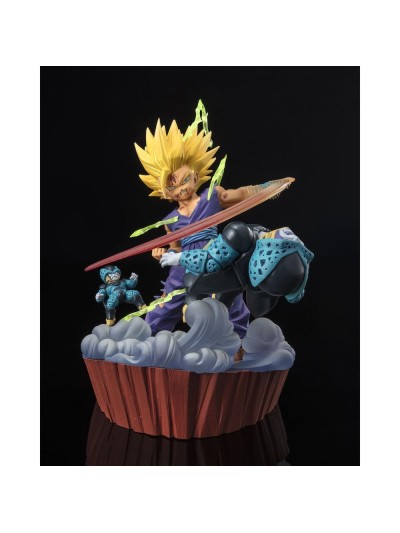 Figura tamashii nations dragon ball z figuarts zero super saiyan 2 son gohan - anger exploding into power - extra battle premium