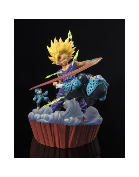 Figura tamashii nations dragon ball z figuarts zero super saiyan 2 son gohan - anger exploding into power - extra battle premium