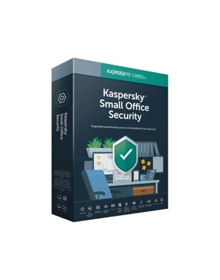 Antivirus kaspersky small office security servidor + 5 usuarios 1 año en caja