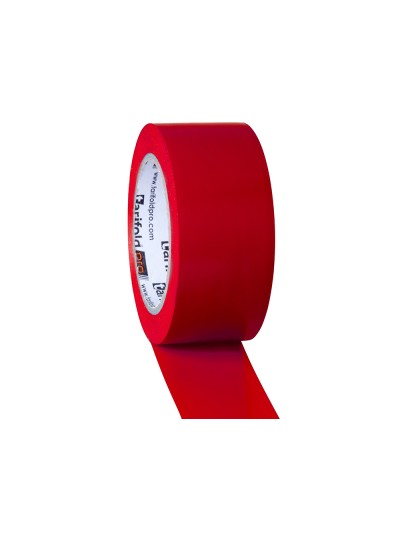 Cinta adhesiva tarifold para marcaje y señalizacion de suelo 33 mt x 50 mm color rojo