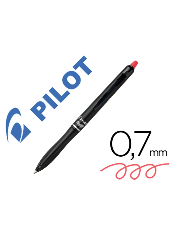 Boligrafo pilot frixion ball plus borrable 0,7 mm punta media rojo Boligrafo pilot frixion ball plus borrable 0,7 mm punta media rojo