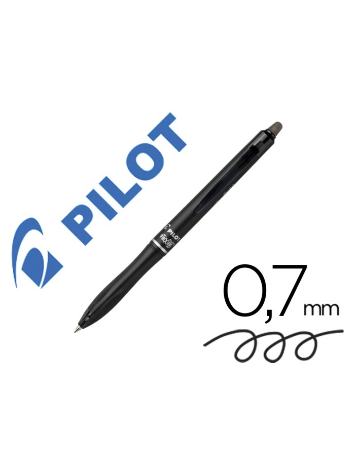 Boligrafo pilot frixion ball plus borrable 0,7 mm punta media negro Boligrafo pilot frixion ball plus borrable 0,7 mm punta media negro