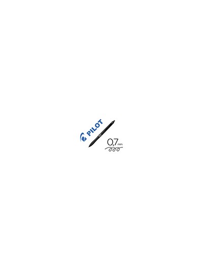 Boligrafo pilot frixion ball plus borrable 0,7 mm punta media negro