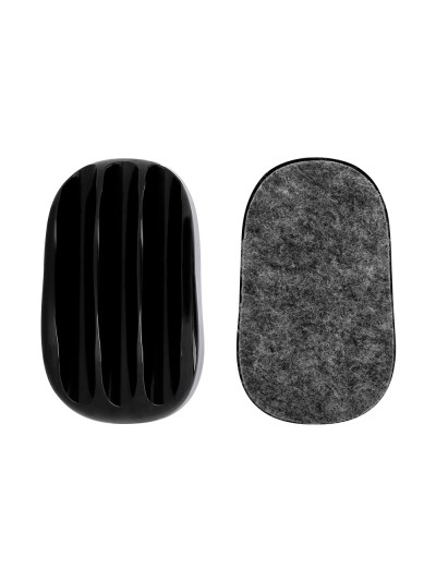 Borrador q-connect magnetico para pizarra blanca con 3 rotuladores azul negro y rojo