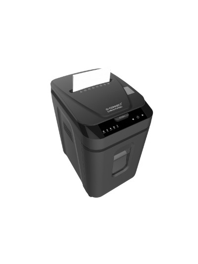 Destructora de documentos q-connect capacidad corte 180 h auto / 10 h manual destruye grapas clips y tarjetas