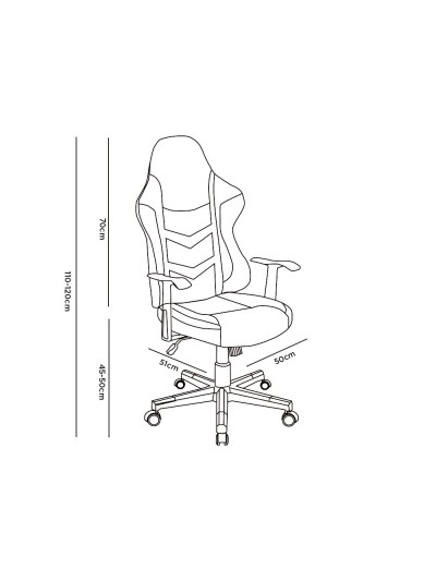 Silla q-connect gaming orvieto simil piel base metalica alt max 1200 anc 650 prof 650 mm ruedas premium negro rojo