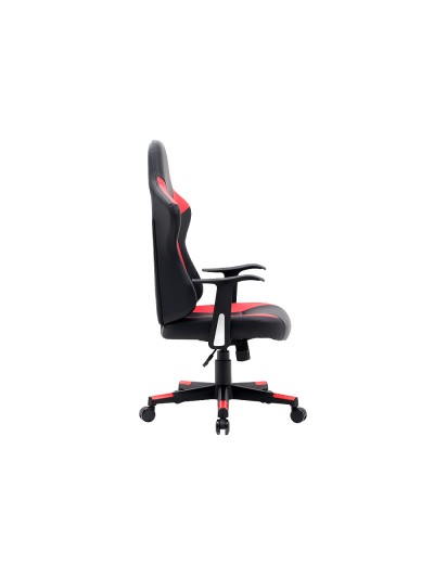 Silla q-connect gaming orvieto simil piel base metalica alt max 1200 anc 650 prof 650 mm ruedas premium negro rojo