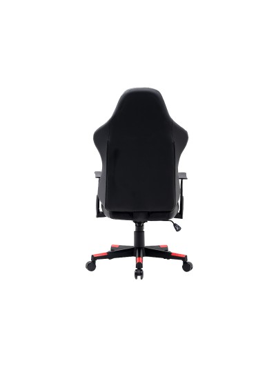 Silla q-connect gaming orvieto simil piel base metalica alt max 1200 anc 650 prof 650 mm ruedas premium negro rojo