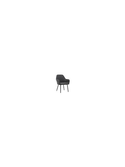 Silla q-connect confidente siemione base metalica alt max 820 anc 570 prof 580 color gris oscuro