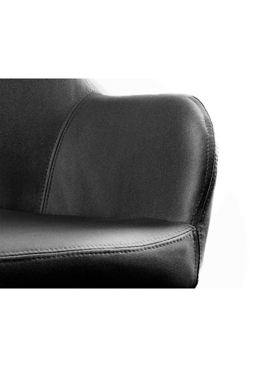 Silla q-connect confidente siemione base metalica alt max 820 anc 570 prof 580 color gris oscuro
