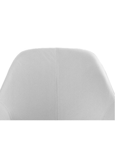 Silla q-connect confidente siemione base metalica alt max 820 anc 570 prof 580 color gris claro