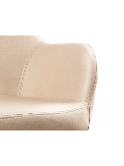 Silla q-connect confidente siemione base metalica alt max 820 anc 570 prof 580 color marron arena